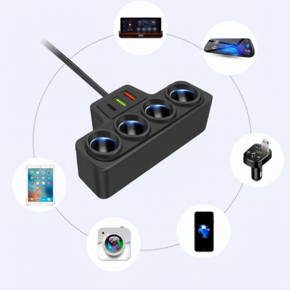 🔥Hot Sale Deals-7-in-1 Cigarette Lighter Adapter