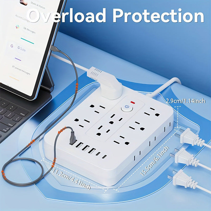 🔥Hot Sale Deals-20-in-1 Power Strip with Overload Protection