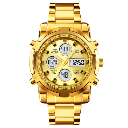 ⌚ 49% OFF NOW! 🪖 Men‘s Military Watch – Analog-Digital Display, Waterproof & Shock-Resistant 🛡️