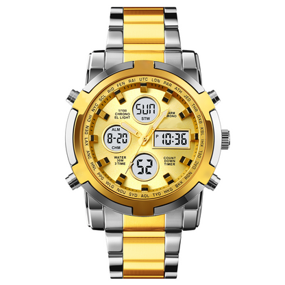 ⌚ 49% OFF NOW! 🪖 Men‘s Military Watch – Analog-Digital Display, Waterproof & Shock-Resistant 🛡️