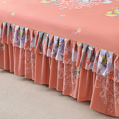 🛏️ 49% OFF NOW! 🎀 3-Piece Ruffled Bed Skirt Set – Elegant Design, Easy Fit & Complete Coverage 🛌