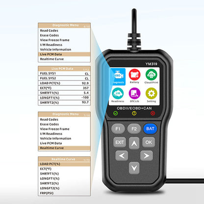 🔥Limited-time offer-OBD2 Scanner Diagnostic Tool with Cloud Printaing