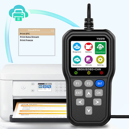 🔥Limited-time offer-OBD2 Scanner Diagnostic Tool with Cloud Printaing