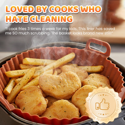 🏆 Last Day Special Price!!!Reusable Silicone Air Fryer Liner