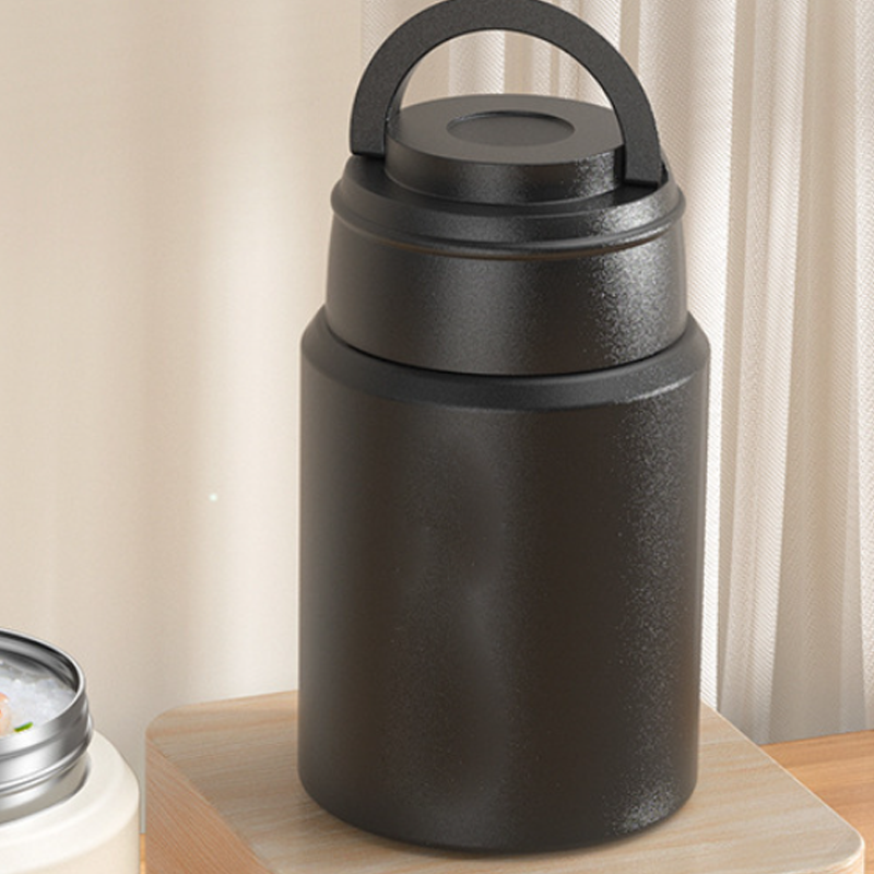 🔥Hot Sale Deals-316 Stainless Steel Thermal Food Jar with Folding Spoon
