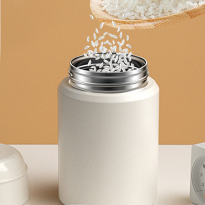 🔥Hot Sale Deals-316 Stainless Steel Thermal Food Jar with Folding Spoon