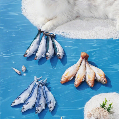 📢📢50%  OFF !! ⏰Realistic Hopping Fish Toy for Cat