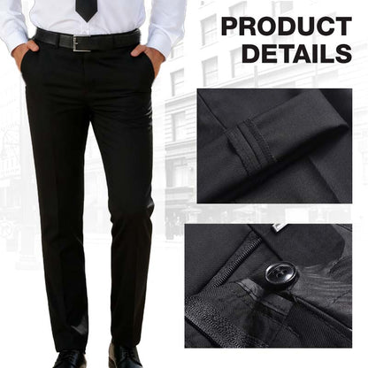 🔥New arrivals offer-Men's Classic Fit Lightweight Casual Stretch Suit Pants