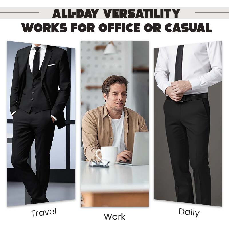 🔥New arrivals offer-Men's Classic Fit Lightweight Casual Stretch Suit Pants