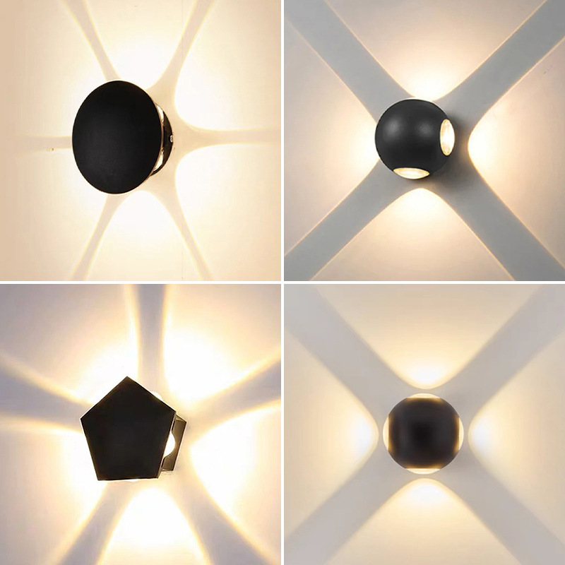 🔥Hot Deals-Modern LED Wall Sconce with Geometric Light Effect