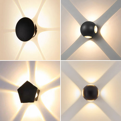 🔥Hot Deals-Modern LED Wall Sconce with Geometric Light Effect