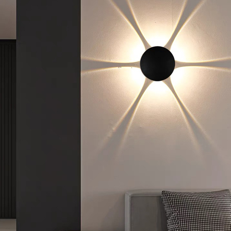 🔥Hot Deals-Modern LED Wall Sconce with Geometric Light Effect