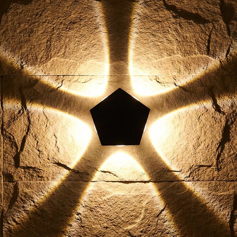 🔥Hot Deals-Modern LED Wall Sconce with Geometric Light Effect