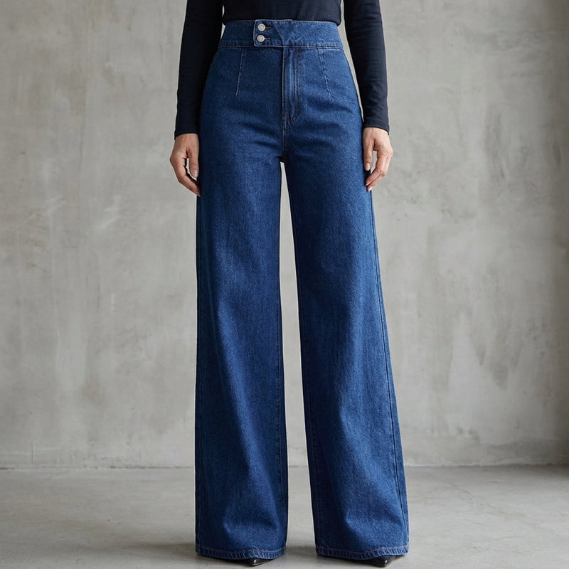 🎁New arrival 50% OFF💥Women's High-Waist Wide-Leg Jeans
