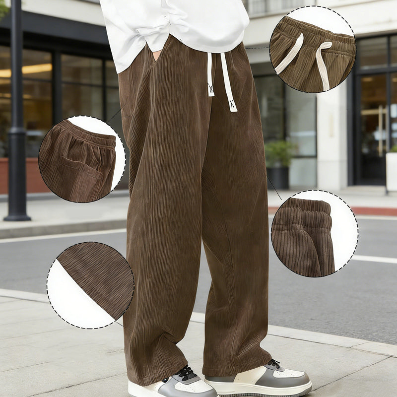 🔥Hot Sale Deals-Men's Loose-Fit Drawstring Pants with Pockets