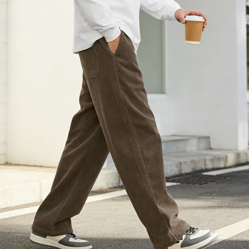 🔥Hot Sale Deals-Men's Loose-Fit Drawstring Pants with Pockets