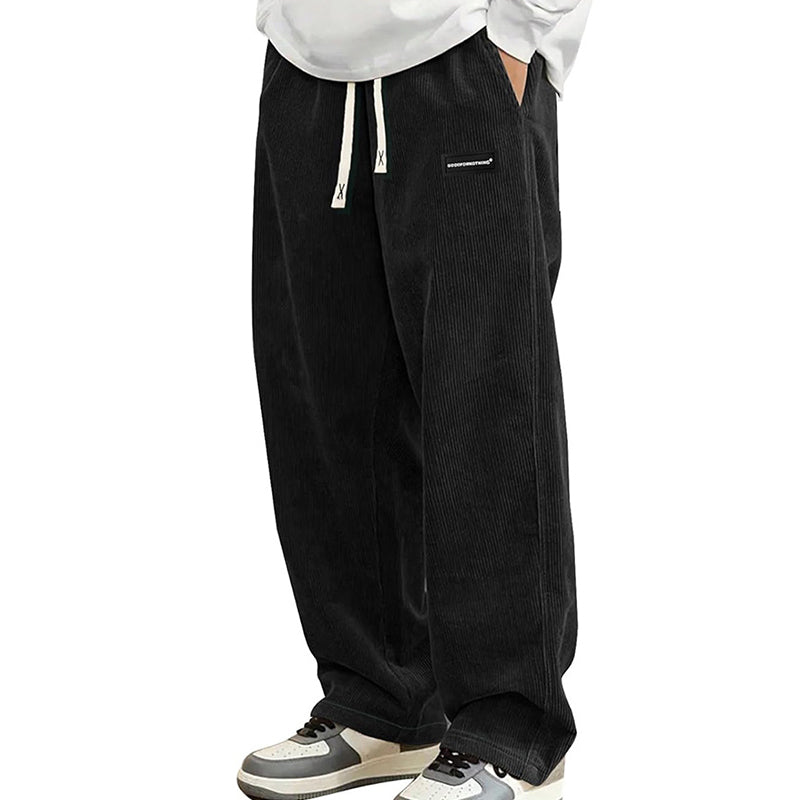 🔥Hot Sale Deals-Men's Loose-Fit Drawstring Pants with Pockets