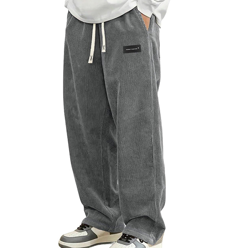 🔥Hot Sale Deals-Men's Loose-Fit Drawstring Pants with Pockets