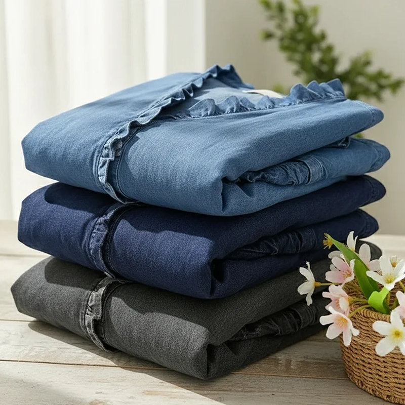 🔥Limited-time offer-Women's Casual Ruffle V-Neck Shirt | Soft, Breathable & Flattering High-Low Hem ✨