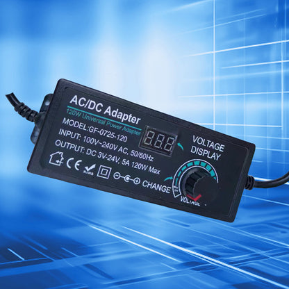🔥Hot Sale Deals-Adjustable 3V-24V 3A Universal AC/DC Power Adapter
