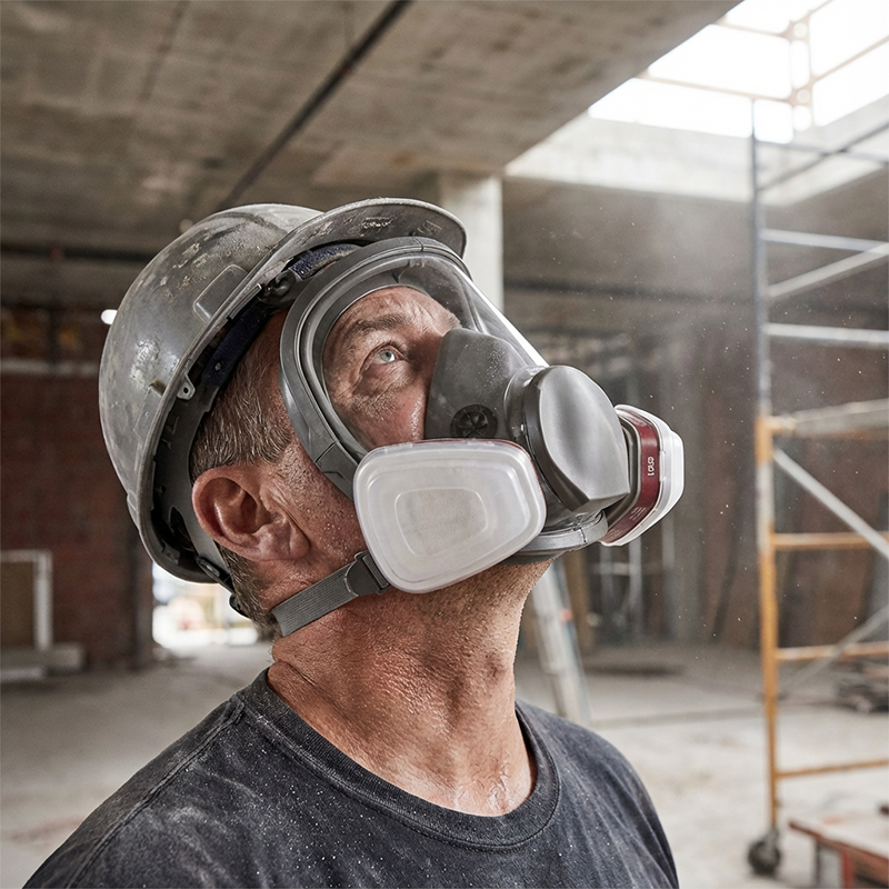 Full Face Respirator Mask with Efficient Filtration System