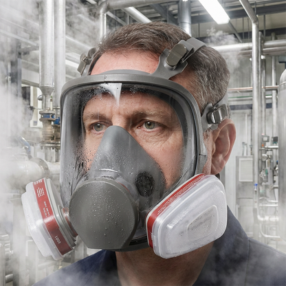 Full Face Respirator Mask with Efficient Filtration System