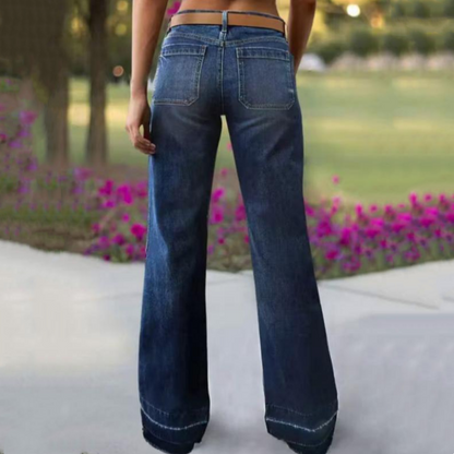 ⏰ 60% OFF NOW! 👖 Women's Retro Flare Jeans – Stretch Denim, Functional Pockets & Vintage High-Waist Fit 🌟