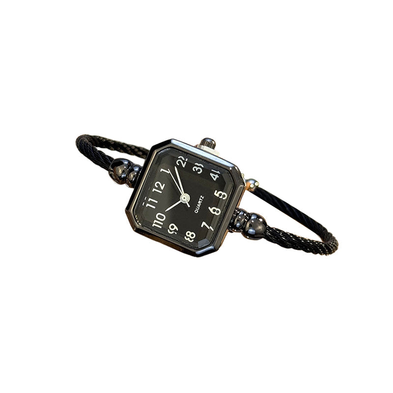 🔥New Arrivals Special Offer-Chic Open-Cuff Bangle Watch with Square Dial