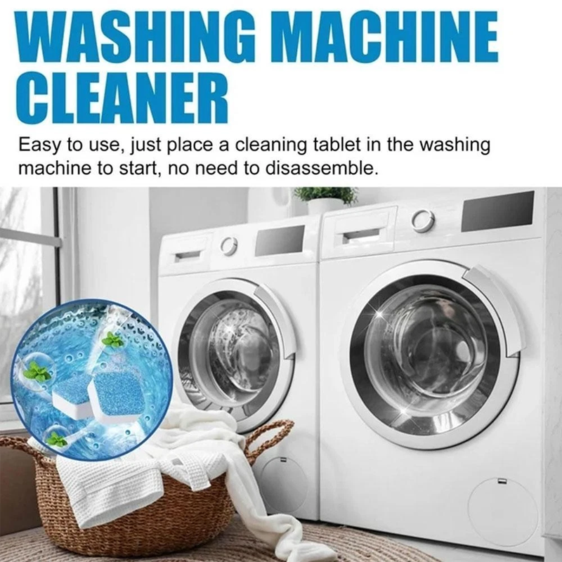 🔥LAST DAY SALE - BUY 4 GET 4 FREE!!⚡50K+ SOLD!🔥Multi-functional Washing Machine Cleaner Tablets