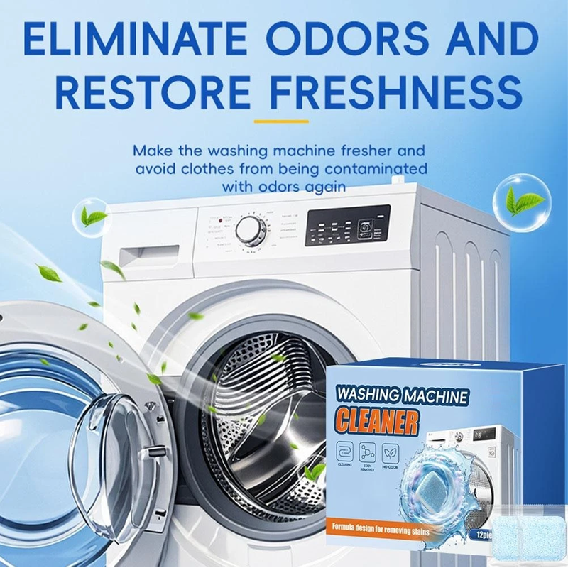 🔥LAST DAY SALE - BUY 4 GET 4 FREE!!⚡50K+ SOLD!🔥Multi-functional Washing Machine Cleaner Tablets