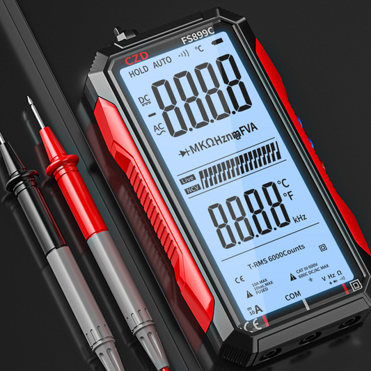 📢2026 Hot Sale 50% off⏰USB Rechargeable Digital Multimeter – True RMS, Auto-Ranging & Backlit LCD Display, CAT III 1000V 🛡️