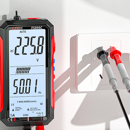 📢2026 Hot Sale 50% off⏰USB Rechargeable Digital Multimeter – True RMS, Auto-Ranging & Backlit LCD Display, CAT III 1000V 🛡️