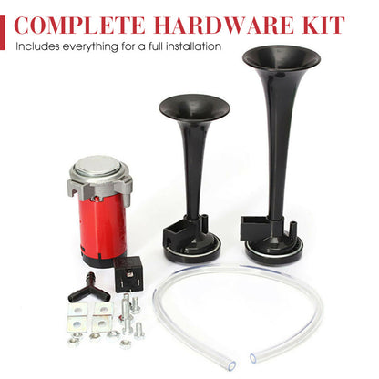 🔥Limited-time offer-Universal Dual Trumpet Air Horn Kit