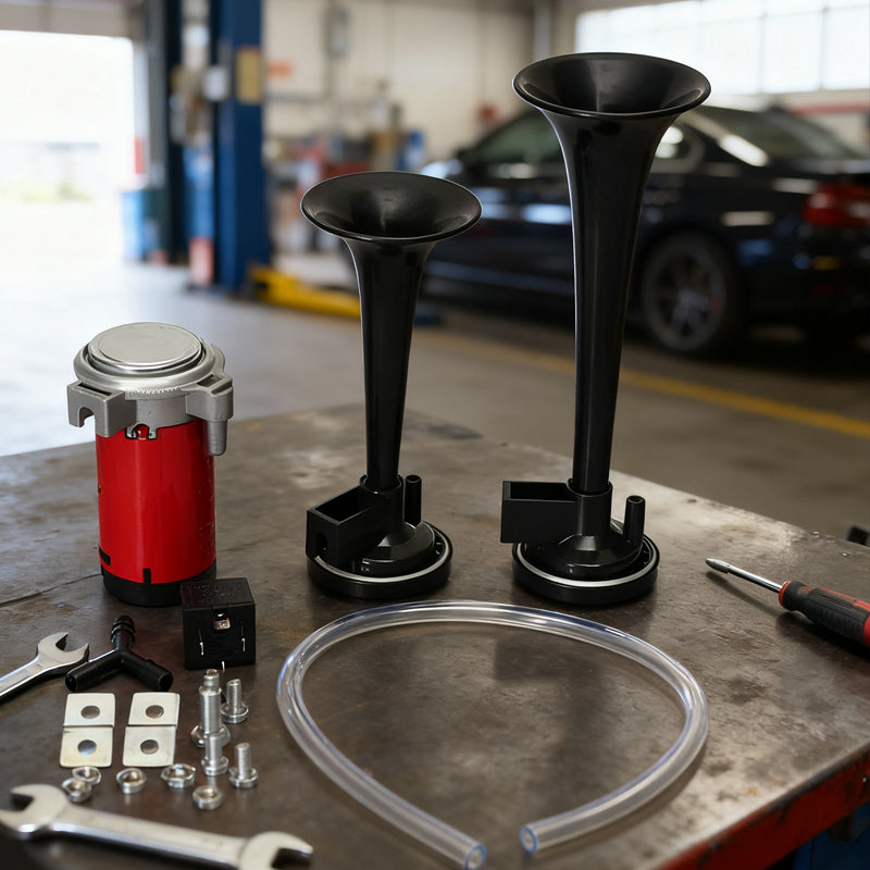 🔥Limited-time offer-Universal Dual Trumpet Air Horn Kit