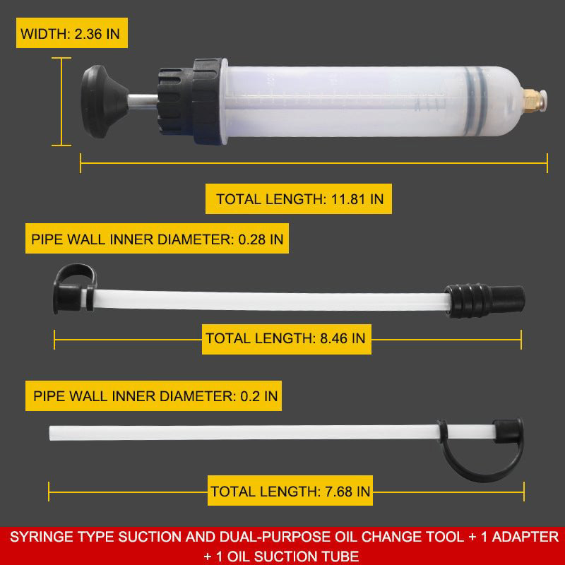 🔥49% OFF🔥500CC Oil Fluid Extractor, Automotive Fuel Extraction Pump, Quick Absorption Manual Oil Extractor Pump, Car Repair Tool