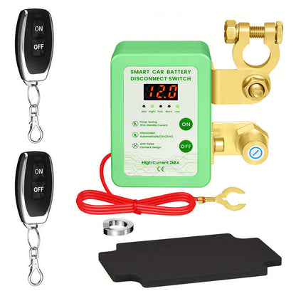 🔥Limited-time offer-Anti-Theft Car Battery Disconnect Switch with Remote