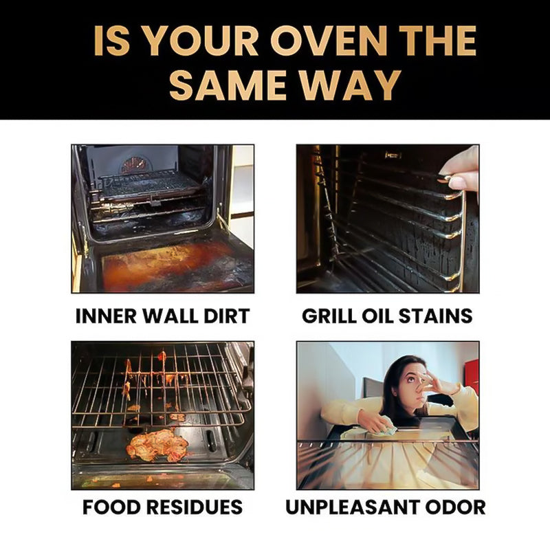 ⏰ Now only 50% off!🏆Final 3 hours- BUY 3 GET 2 FREE!!⚡Oven & Grill Cleaner Spray✨