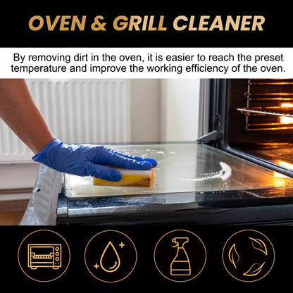 ⏰ Now only 50% off!🏆Final 3 hours- BUY 3 GET 2 FREE!!⚡Oven & Grill Cleaner Spray✨