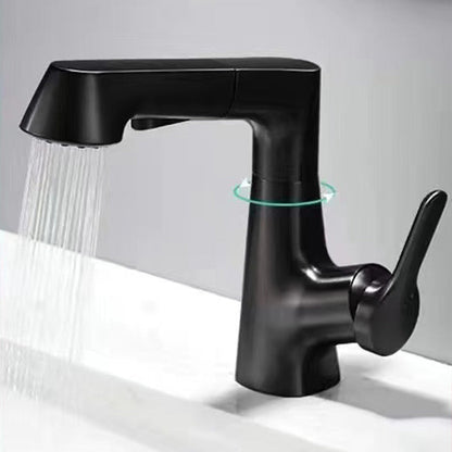 🔥Hot Sale Deals-1 Hole Bathroom Faucet with Pull out Sprayer-✈️Free Shipping