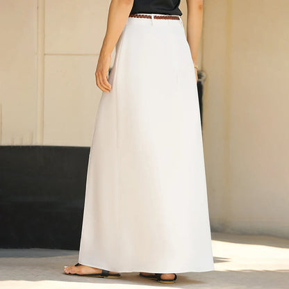 🔥Limited-time offer-Women’s Fashion Retro Floor Length Skirt