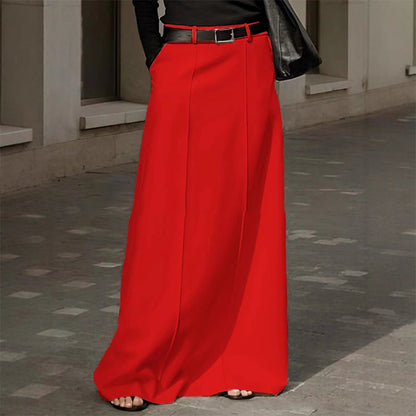 🔥Limited-time offer-Women’s Fashion Retro Floor Length Skirt