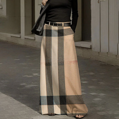 🔥Limited-time offer-Women’s Fashion Retro Floor Length Skirt