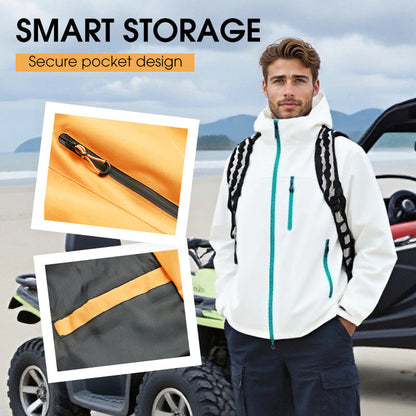 🥳2026 HOT SALE🥳💞50K+ SOLD!🚶‍♀️ 🌧️50% OFF! Lightweight Waterproof Jacket – Move freely, stay dry! No bulky layers, just comfortable protection. Handy pockets, adjustable hood. Perfect for daily walks. 🌿🧥