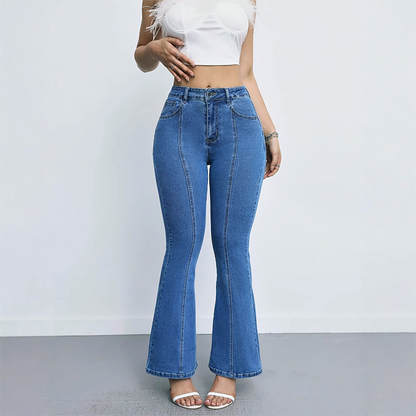 🔥Hot Sale Deals-Women's Retro Flared Leg Denim Pants