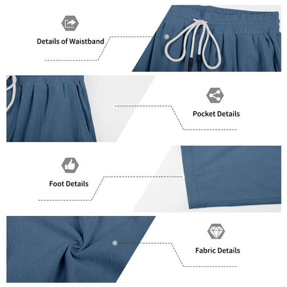 🔥Hot Sale Deals-Men's Zip-Neck Top& Drawstring Pants Set