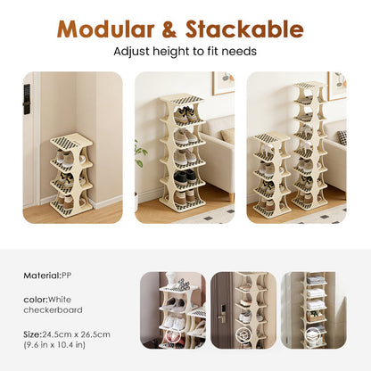 🔥Limited-time offer-Multi-Layer Space-Saving Shoe Rack