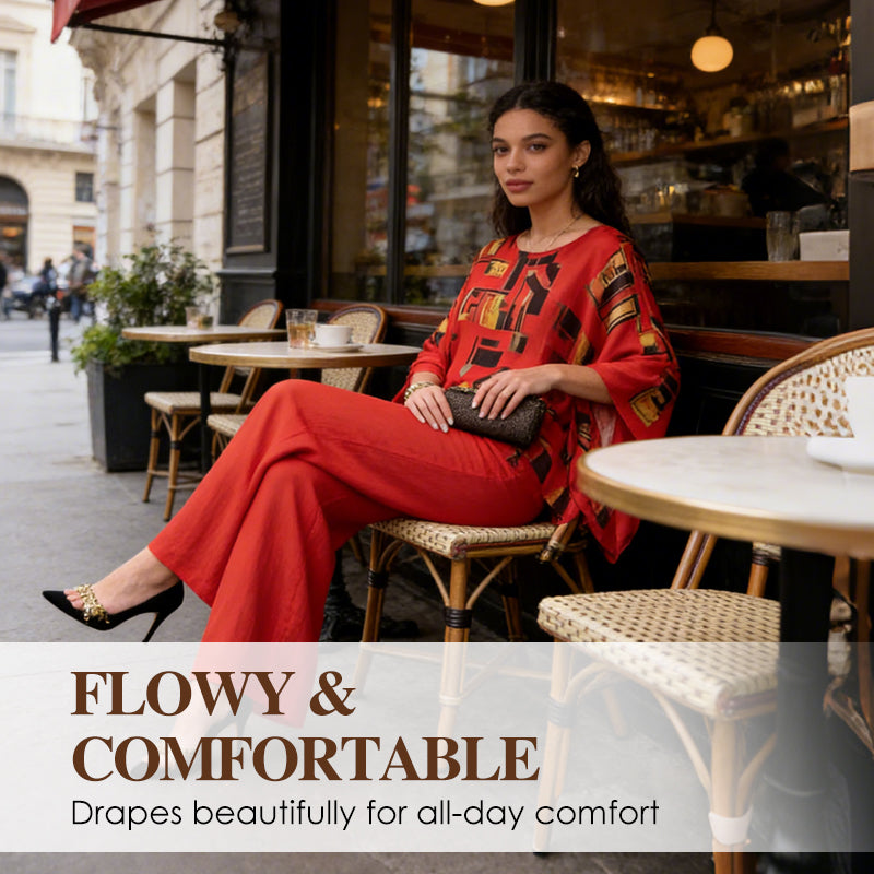 🔥Hot Sale Deals-Women's Printed Top & Pants 2-Piece Set