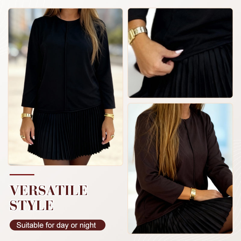 🔥Hot Sale Deals-Women's Elegant Pleated Dress