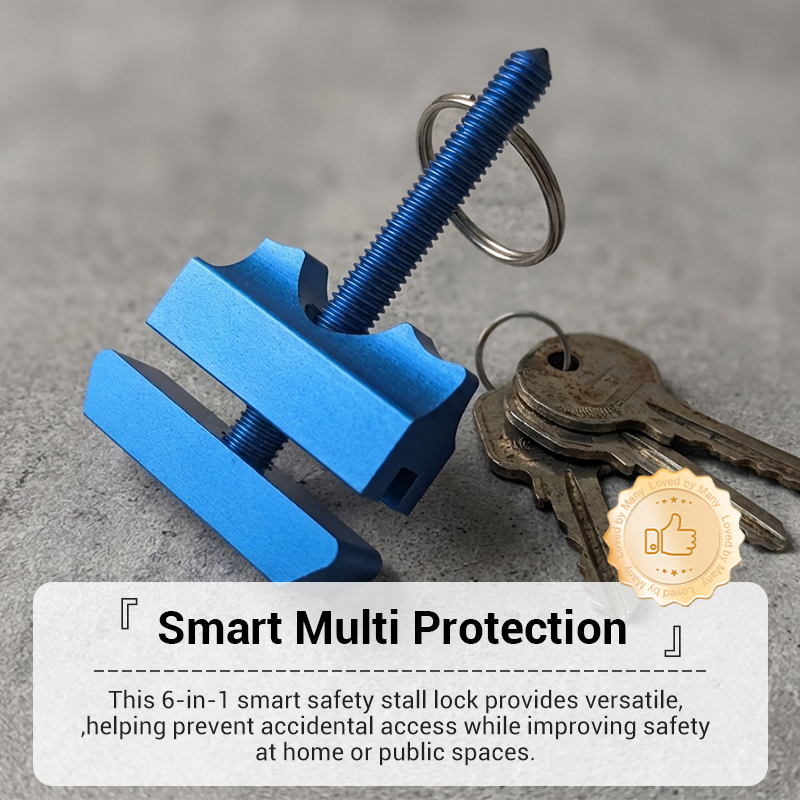 6-in-1 Smart Safety Stall Lock
