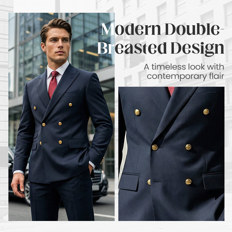 ✨ Men's Slim Fit Jacket & Pants 2-Piece Suit– Smart Casual 2-Piece Suit For A Sharp Everyday Look 🤵